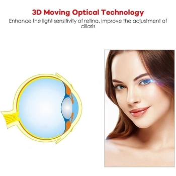 Elektryczny masażer do oczu z ruchomą technologią optyczną 3D i EMS [13020000317]